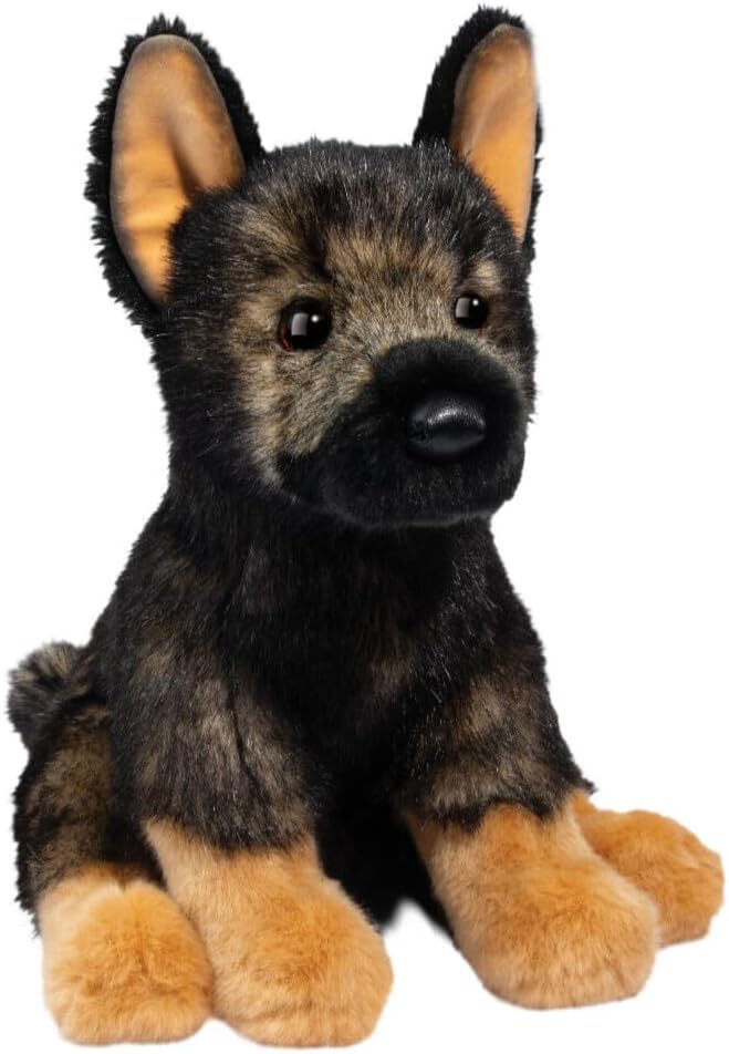 Adorable German Shepherd Dog Plush Toy for Cuddles and Comfort