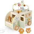 Wooden Montessori Push and Pull Cars for Toddlers Learning Play