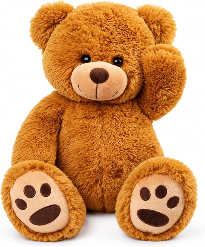 Brown Teddy Bear Plush Toy for Cuddles and Comfort